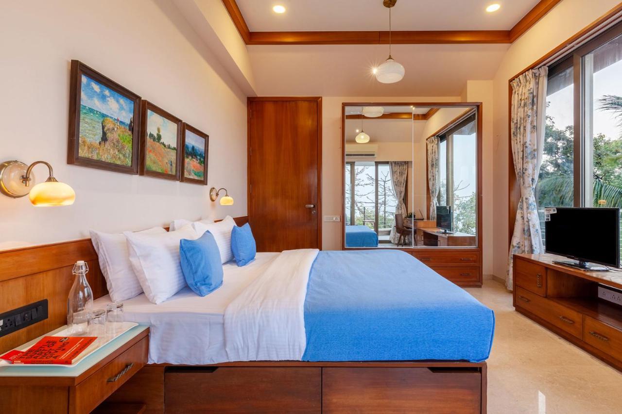 אליבג The Blue Horizon By Stayvista - Featuring A Beach-View Villa With A Swimming Pool, Indoor Games, And A Relaxing Balcony מראה חיצוני תמונה